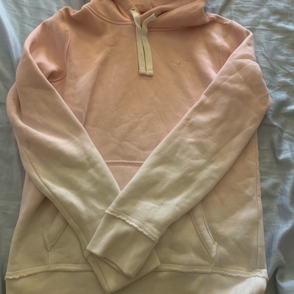 hollister pink ombre hoodie
